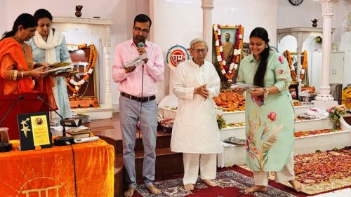 Certificate Distribution during Bal Shivir 2025