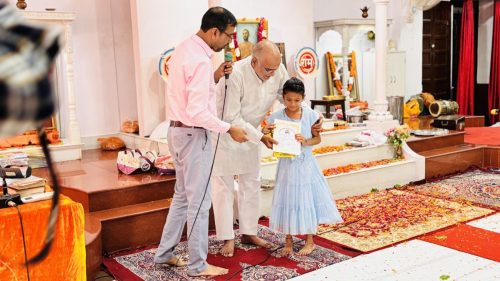 Certificate Distribution during Bal Shivir 2025