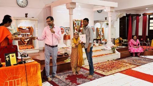 Certificate Distribution during Bal Shivir 2025